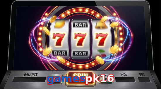 Main screen of Gamespk16 slots page for PK players